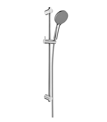 LAVABO Aldo Brusesæt med stang, slange og rund håndbruser, krom